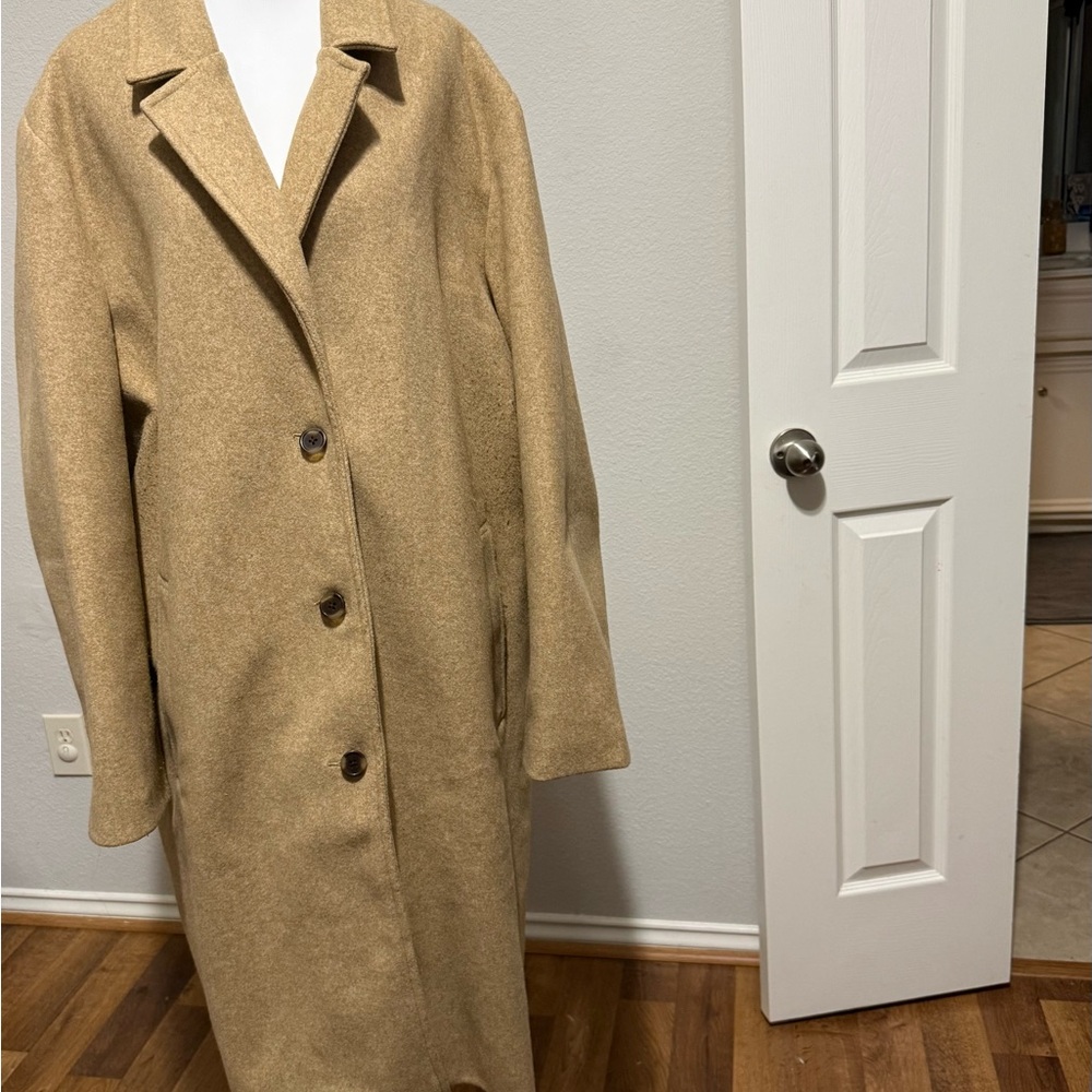 Old Navy Women's Classic Tan Car Coat